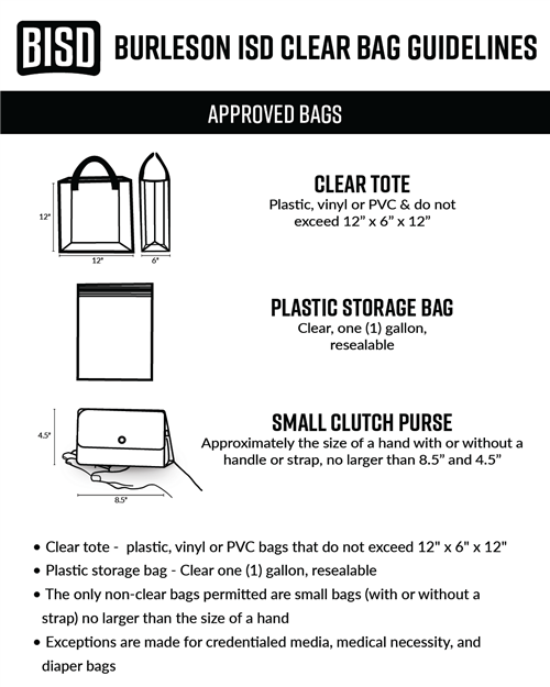 BISD Clear Bag Policy